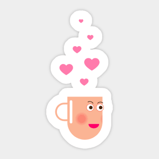 Love at first sight Sticker